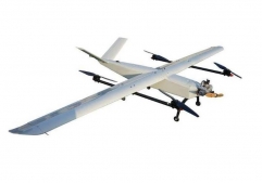 UAV híbrido de ala fija de despegue y aterrizaje vertical HW-V210A