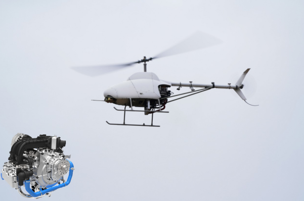 Escenarios de aplicación de motores de combustible pesado para drones militares de 115kW