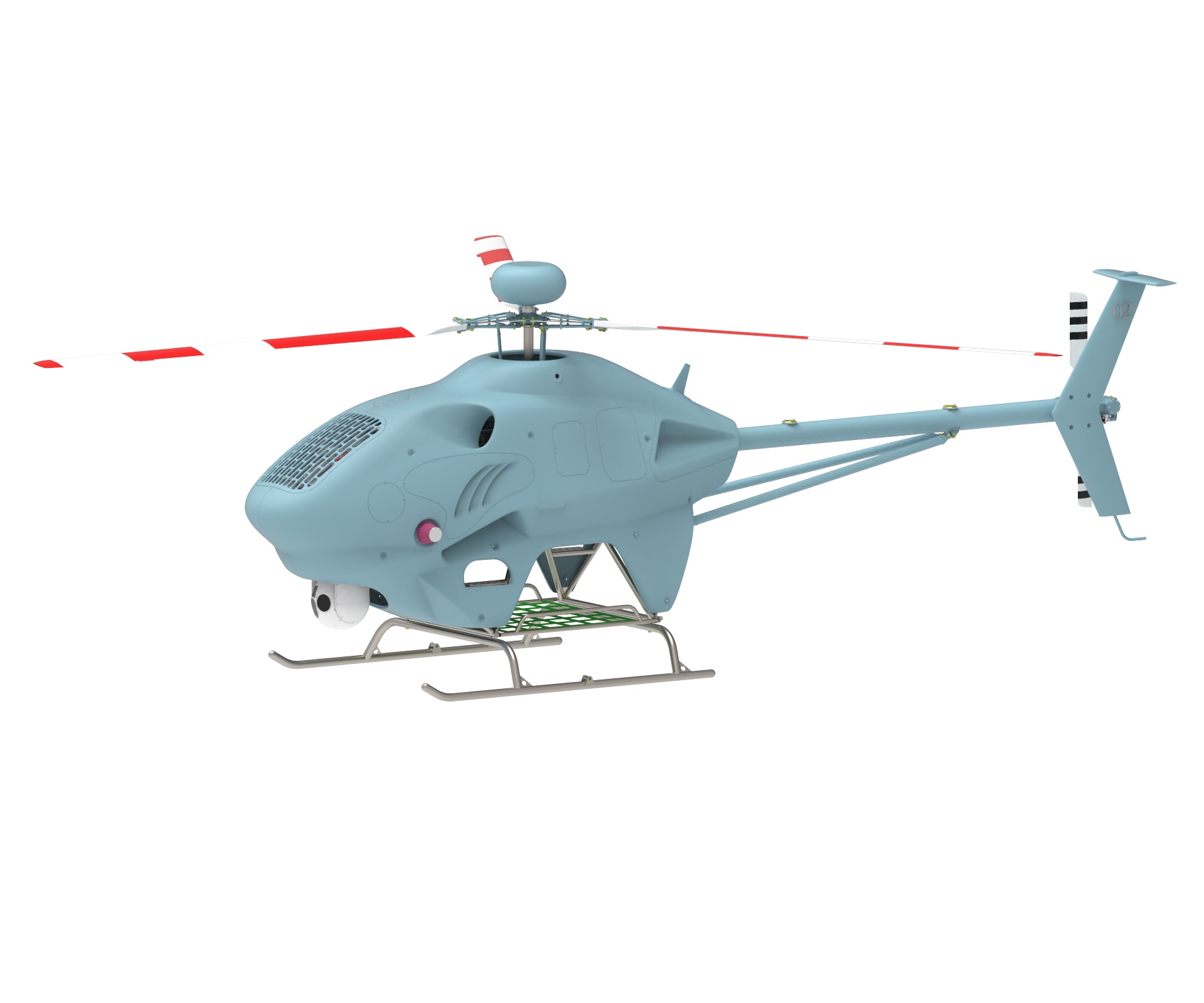 Helicóptero no tripulado de carga útil de 200 kg ZJHY-600